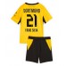 Borussia Dortmund Fabio Silva #21 Dětské Oblečení Domácí Dres 2026-27 Krátkým Rukávem (+ trenýrky)